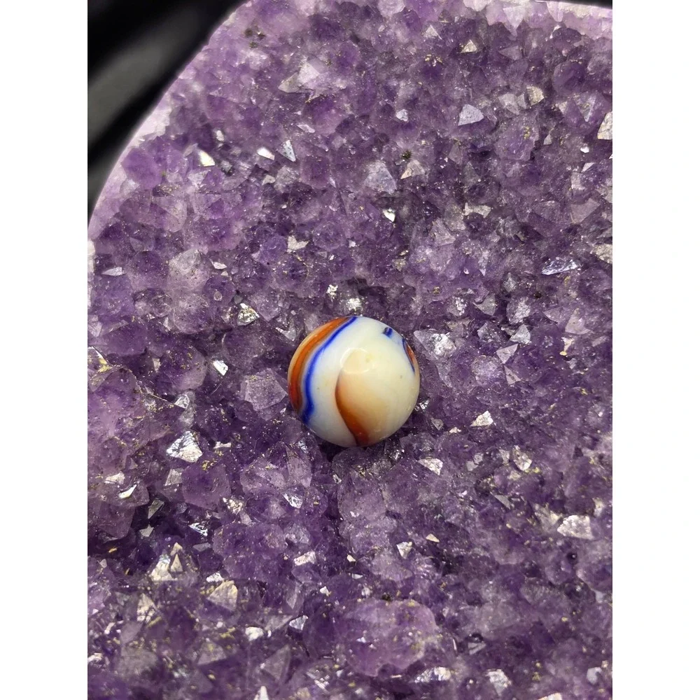 Akro Agate Blue Oxblood,